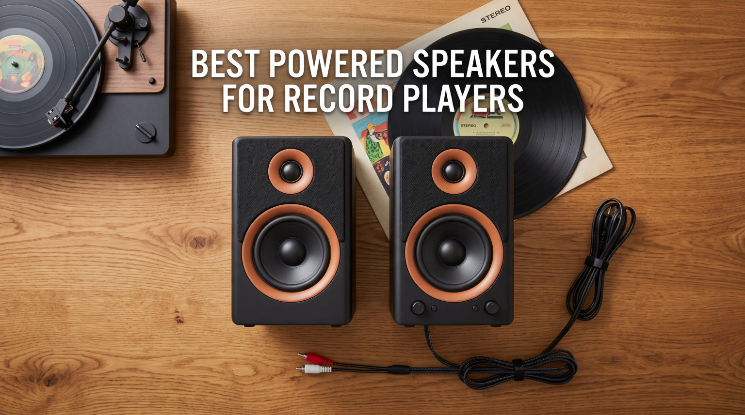 best powered speakers for record players