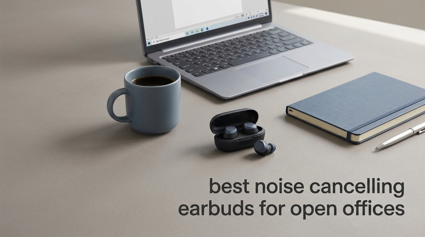 best noise cancelling earbuds for open offices