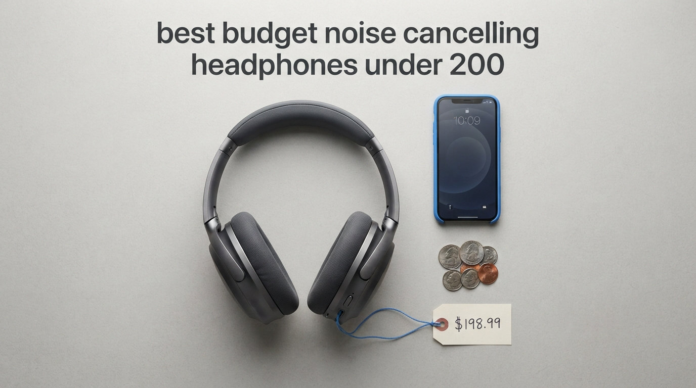 best budget noise cancelling headphones under 200