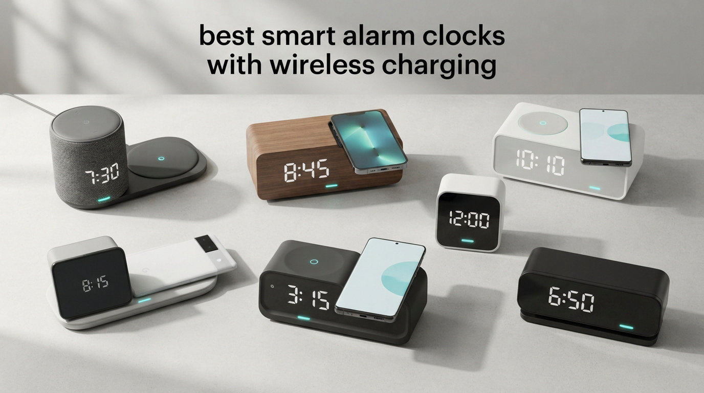 best smart alarm clocks with wireless charging