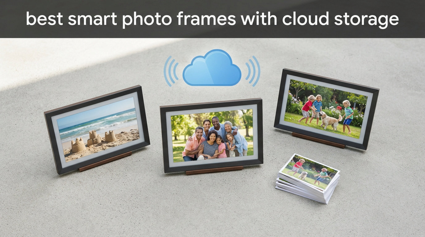 best smart photo frames with cloud storage