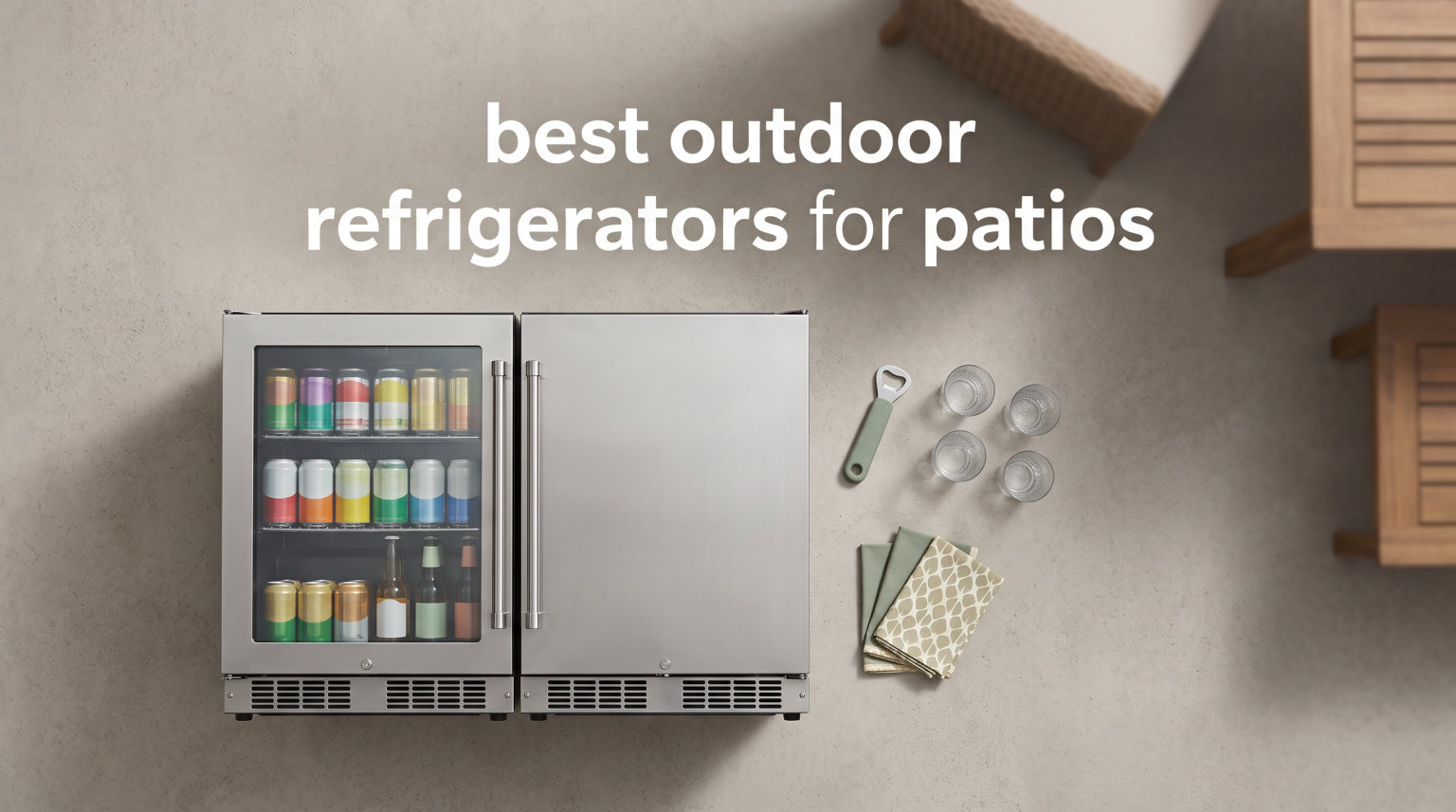 best outdoor refrigerators for patios