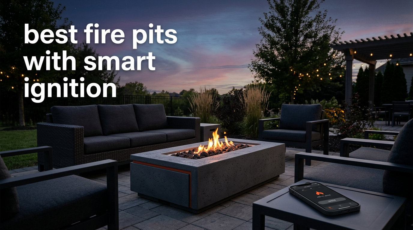 best fire pits with smart ignition