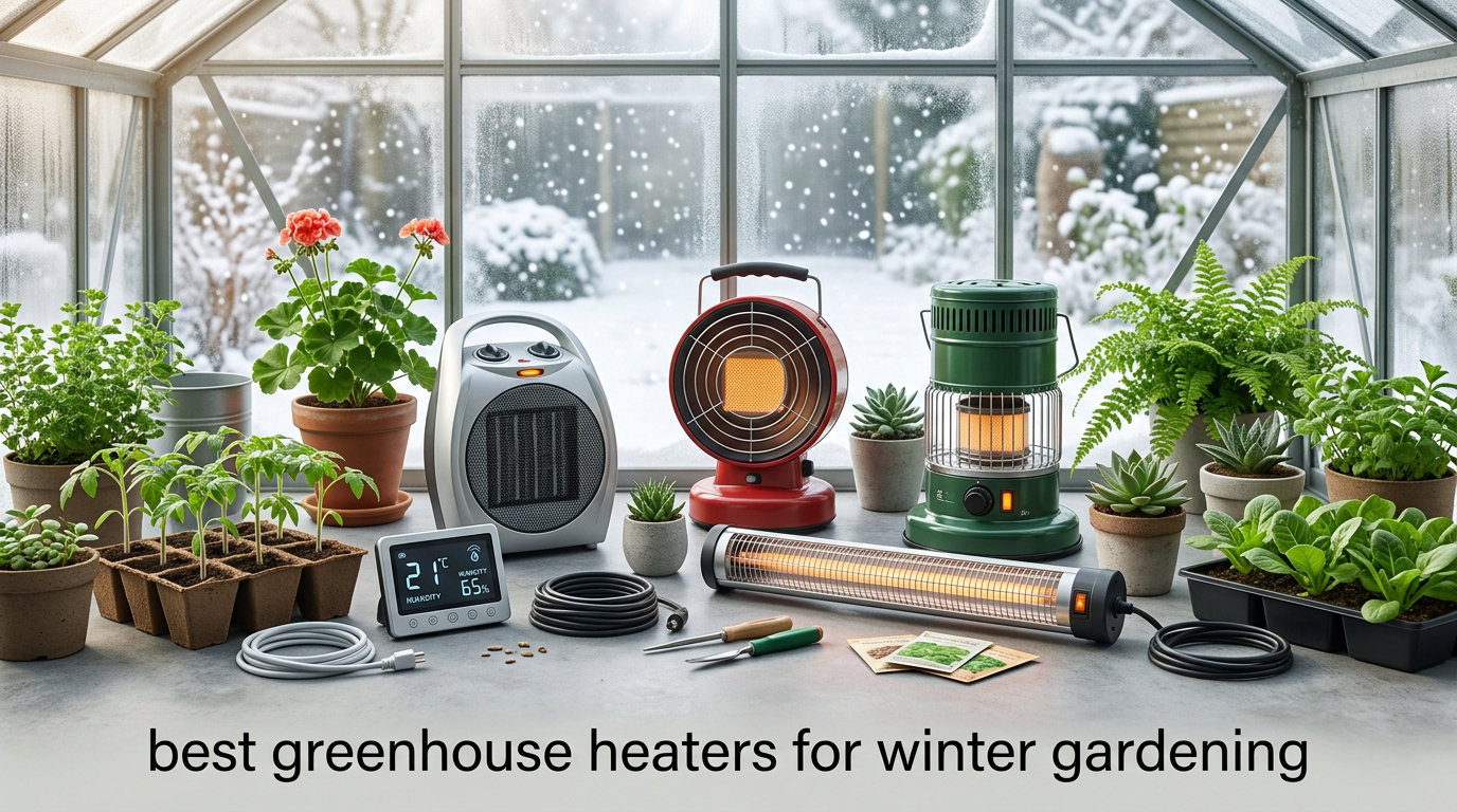 best greenhouse heaters for winter gardening