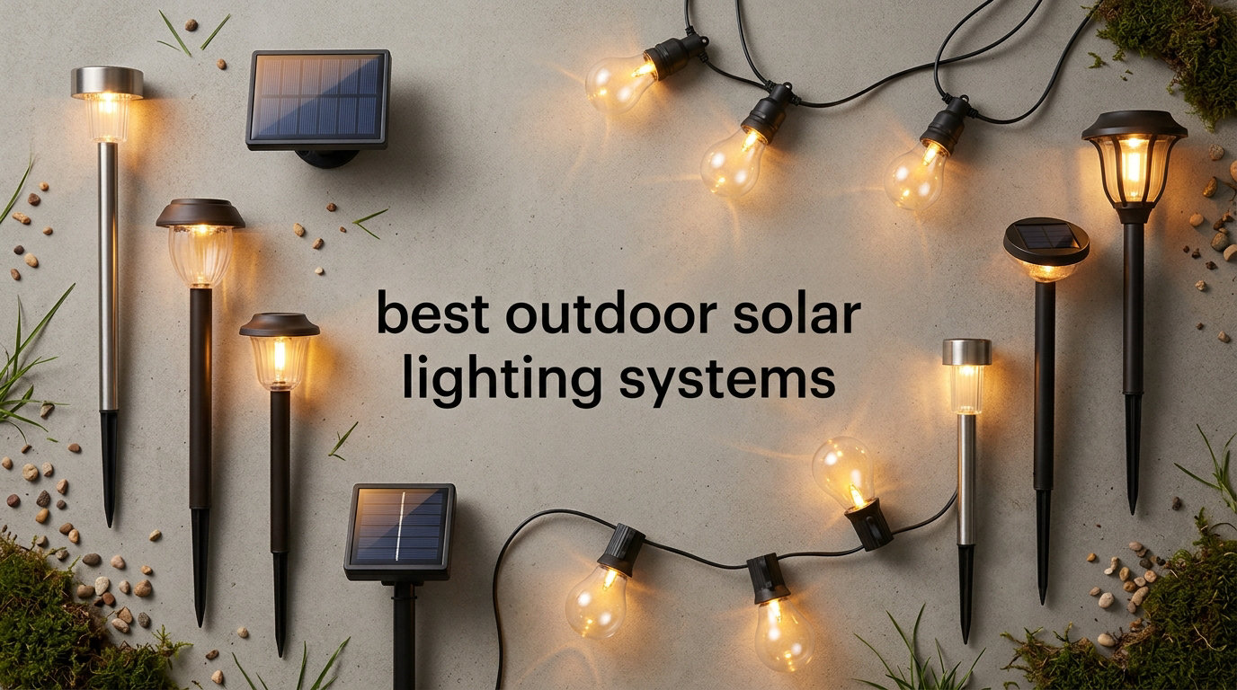 best outdoor solar lighting systems