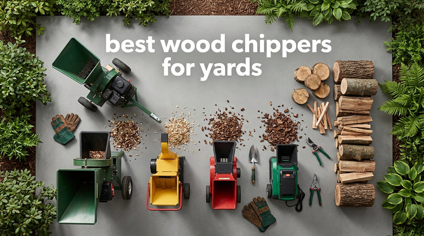 best wood chippers for yards