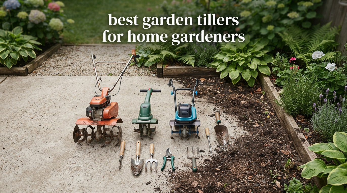 best garden tillers for home gardeners