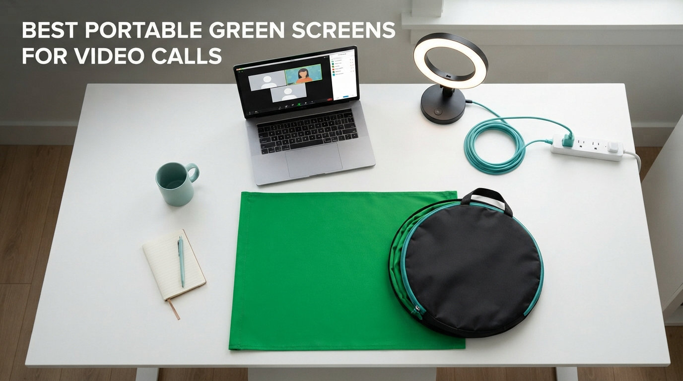best portable green screens for video calls