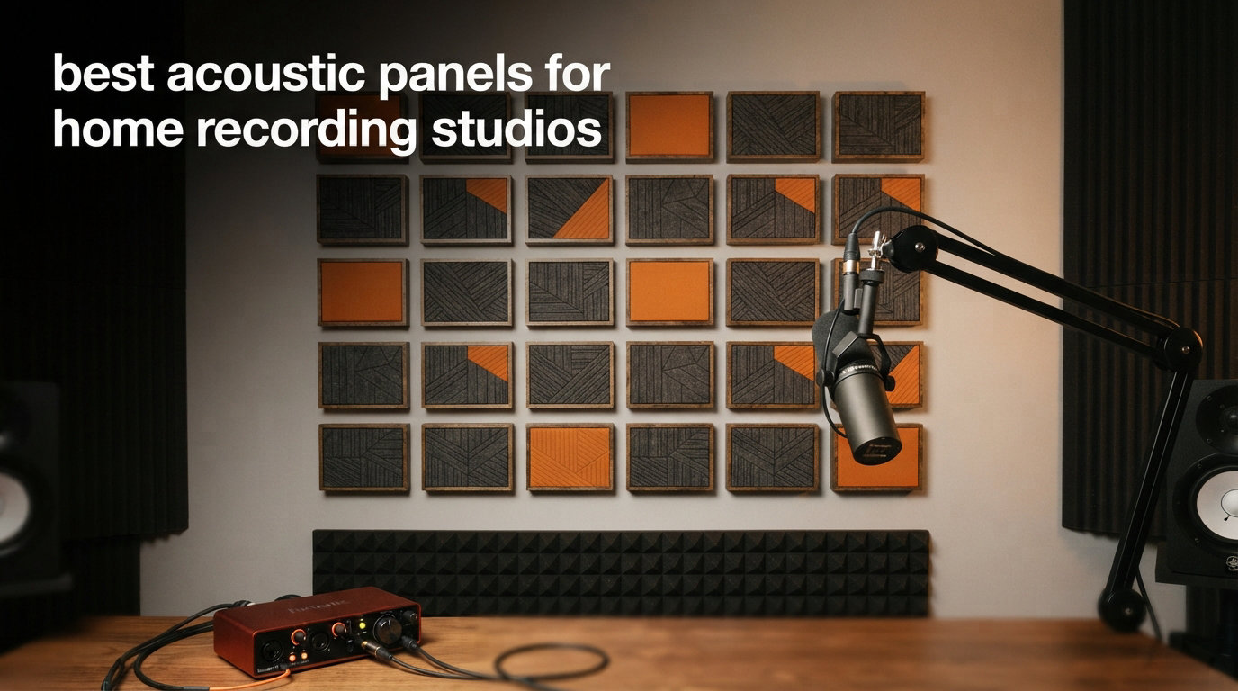 best acoustic panels for home recording studios