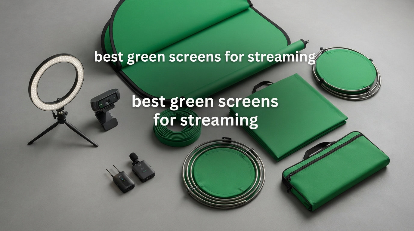 best green screens for streaming
