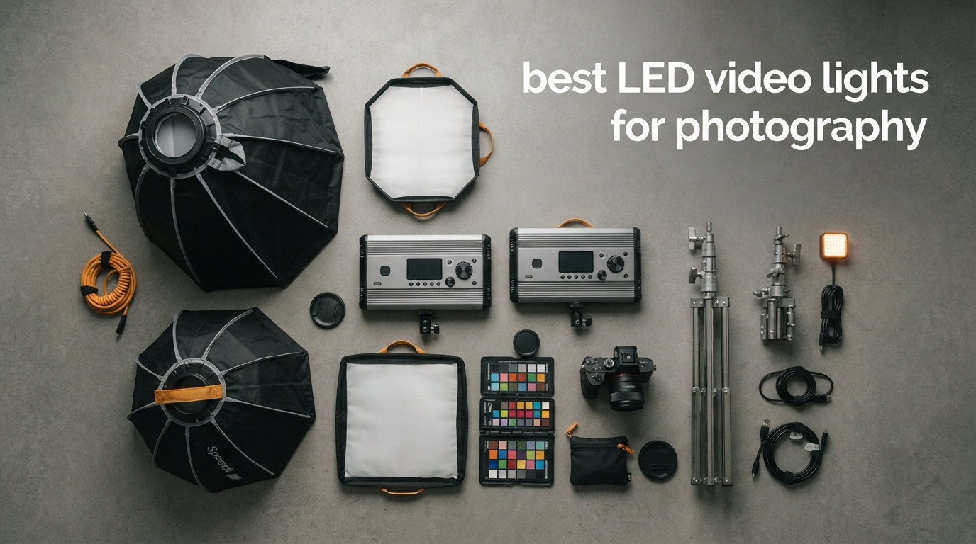 best LED video lights for photography