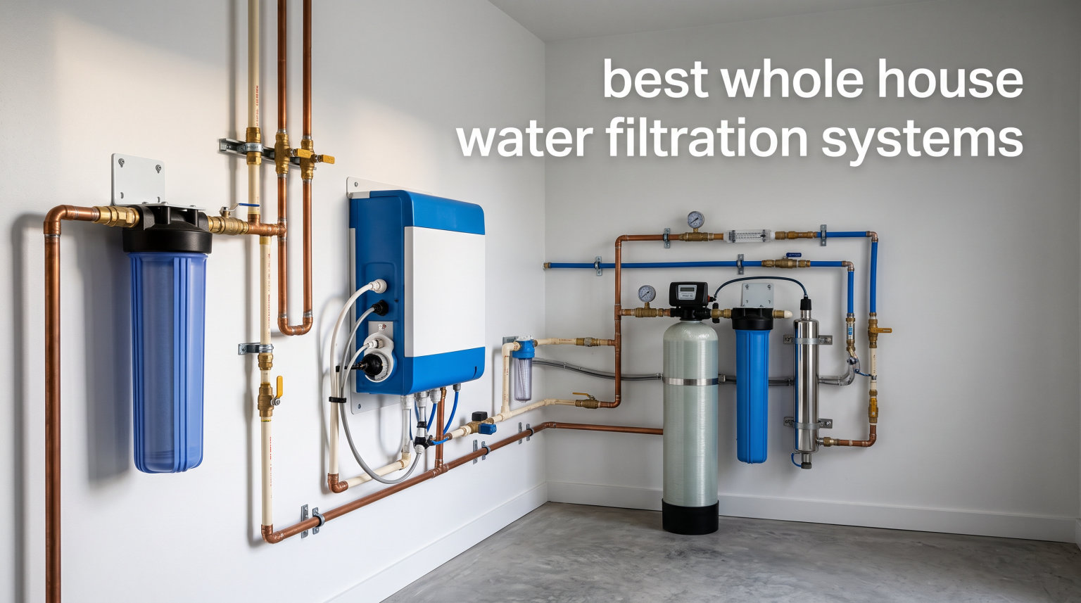 best whole house water filtration systems