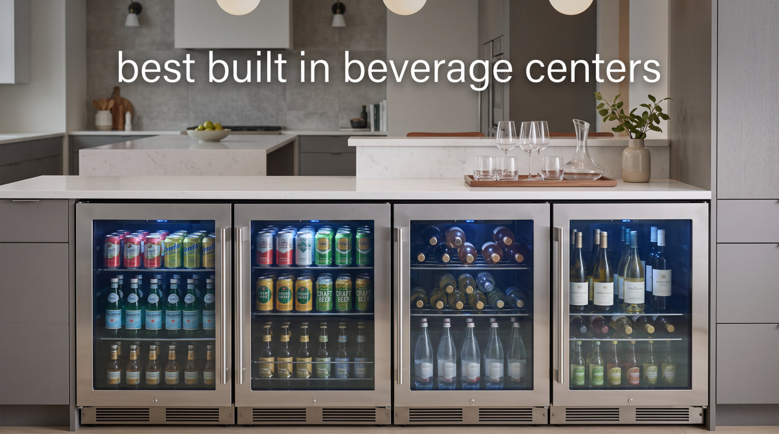 best built in beverage centers