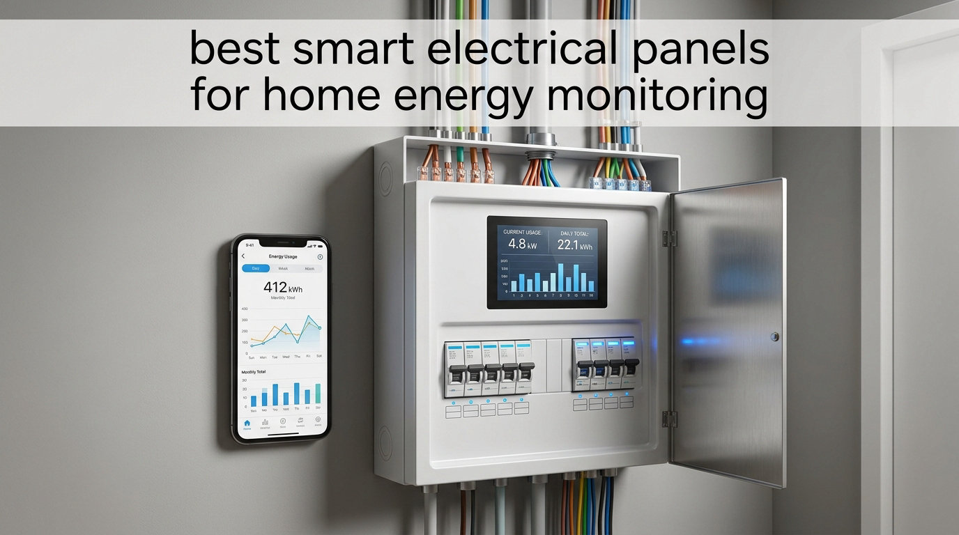 best smart electrical panels for home energy monitoring