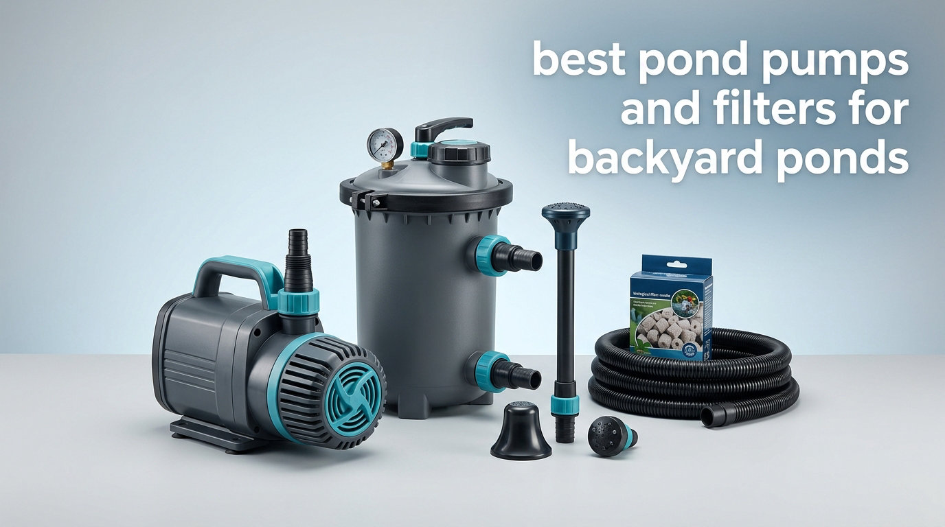 best pond pumps and filters for backyard ponds