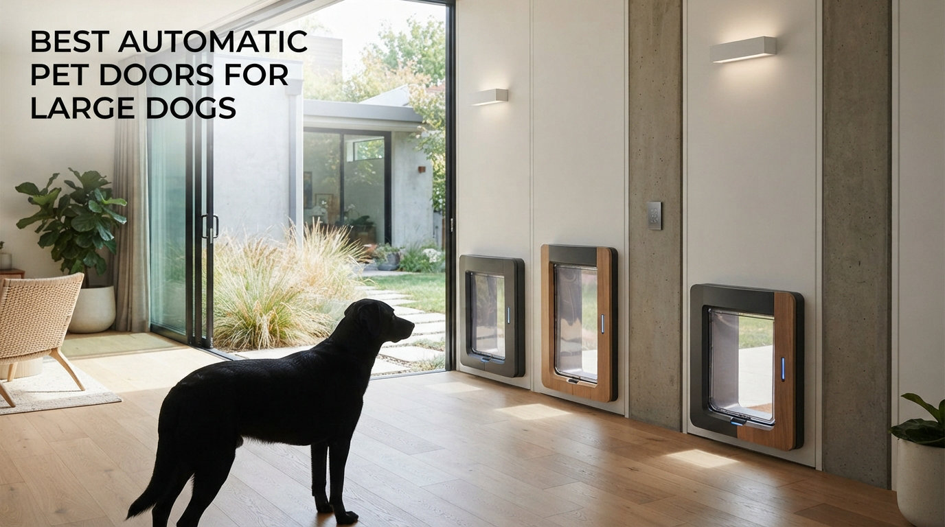 best automatic pet doors for large dogs