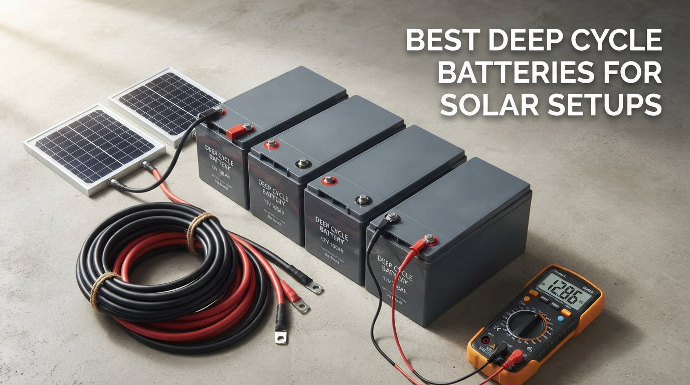 best deep cycle batteries for solar setups