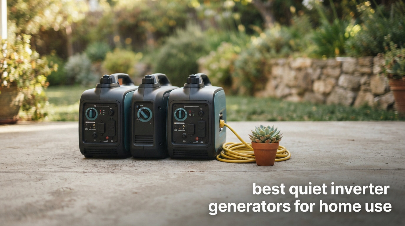 best quiet inverter generators for home use