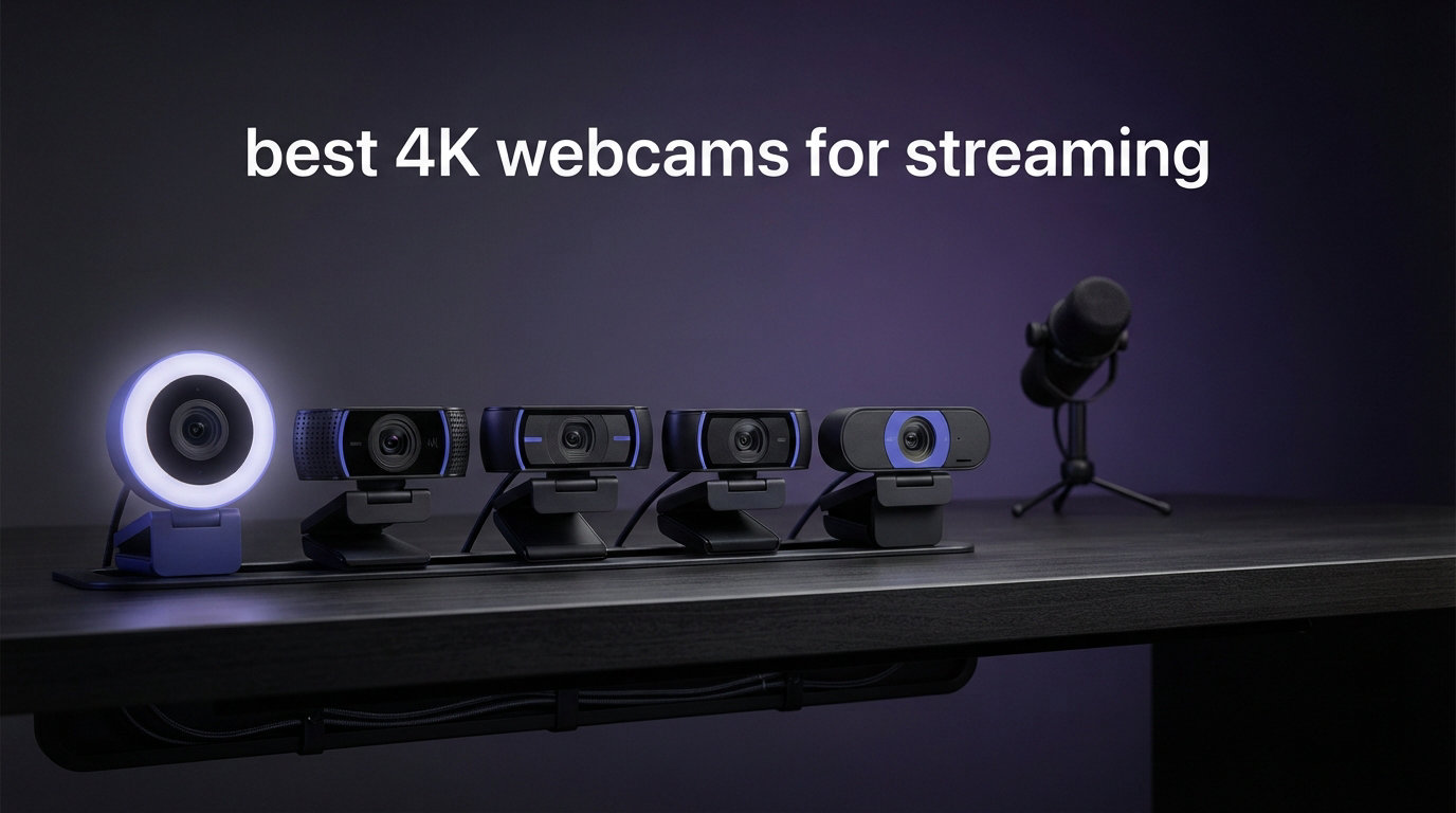 best 4K webcams for streaming