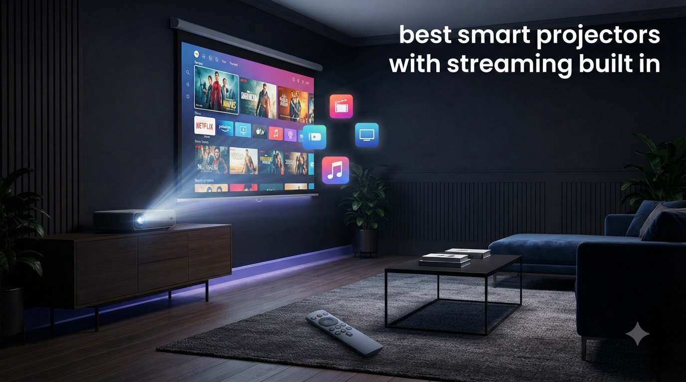 best smart projectors with streaming built in