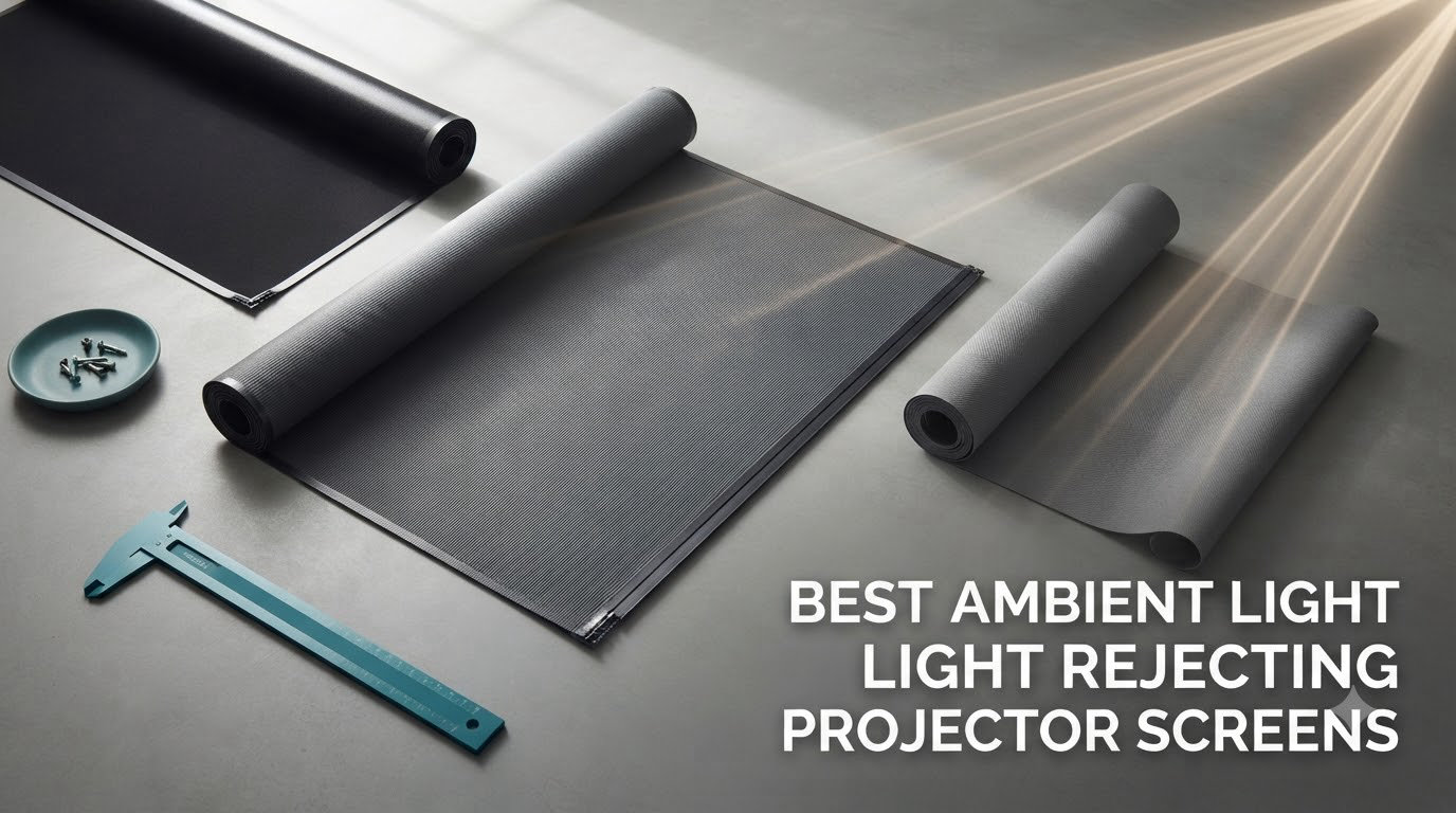 best ambient light rejecting projector screens