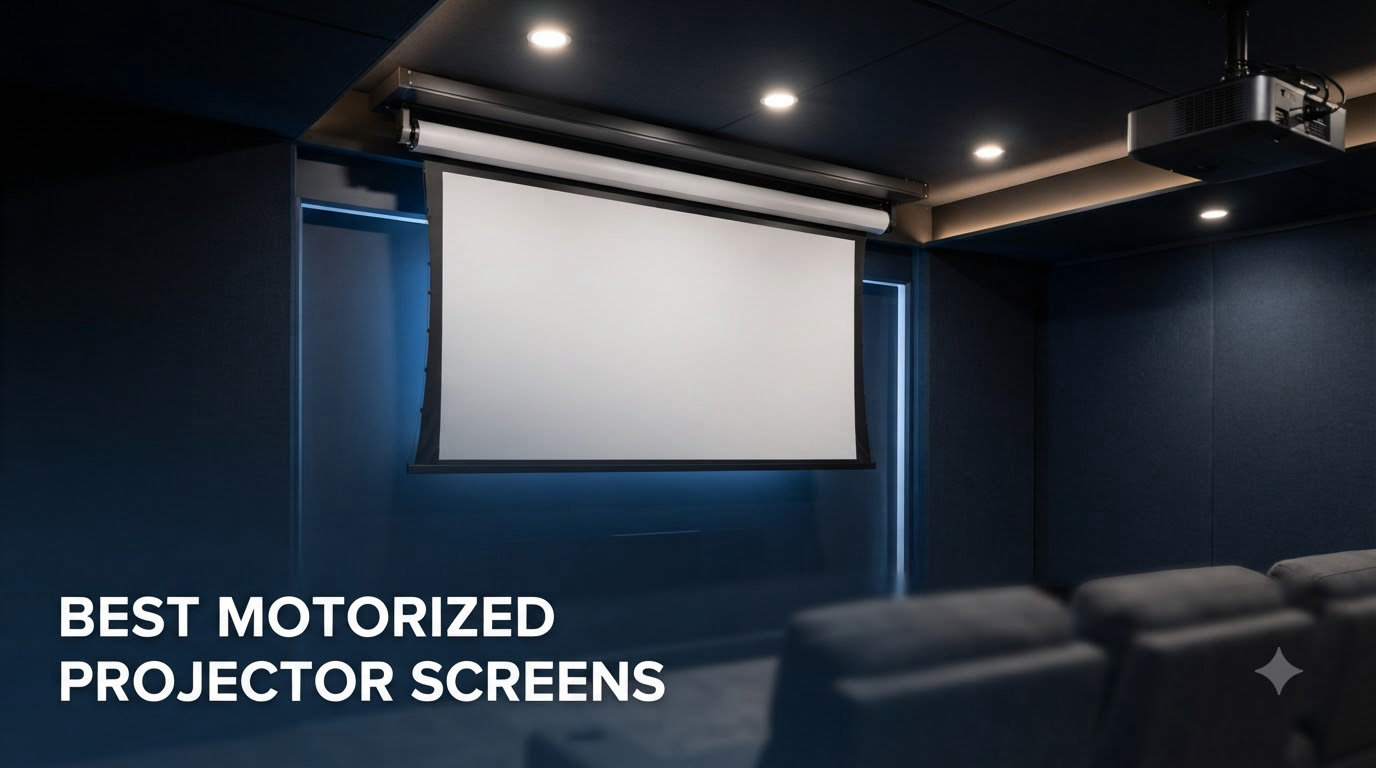 best motorized projector screens