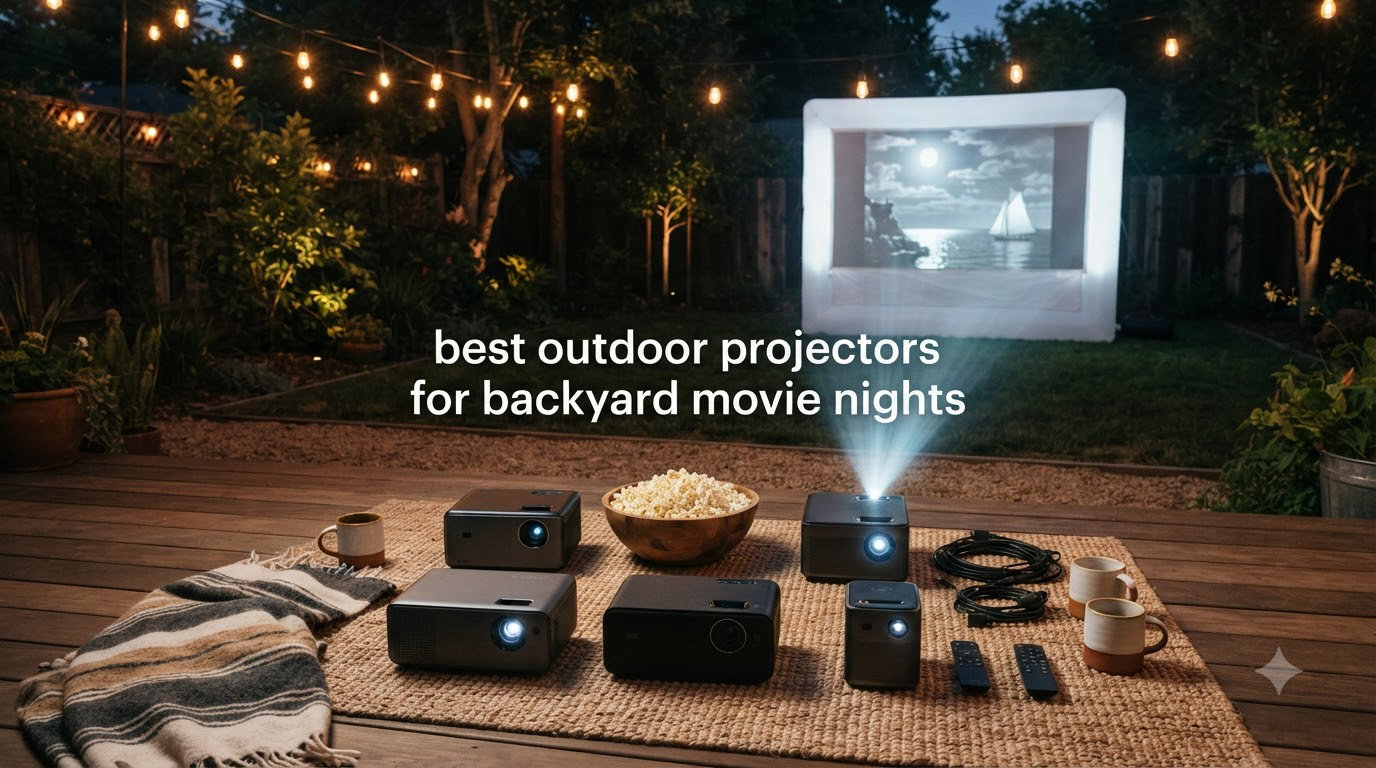 best outdoor projectors for backyard movie nights