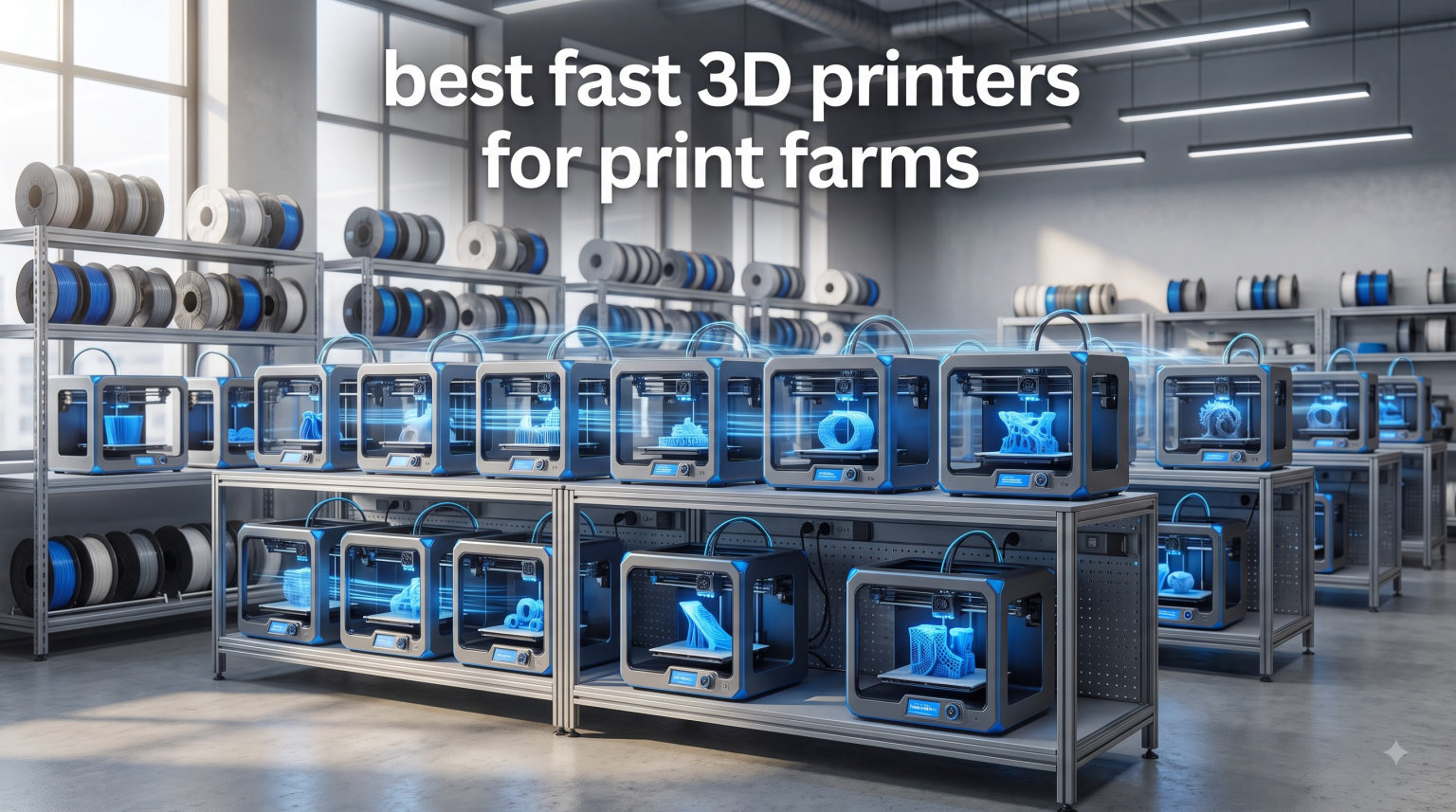 best fast 3D printers for print farms