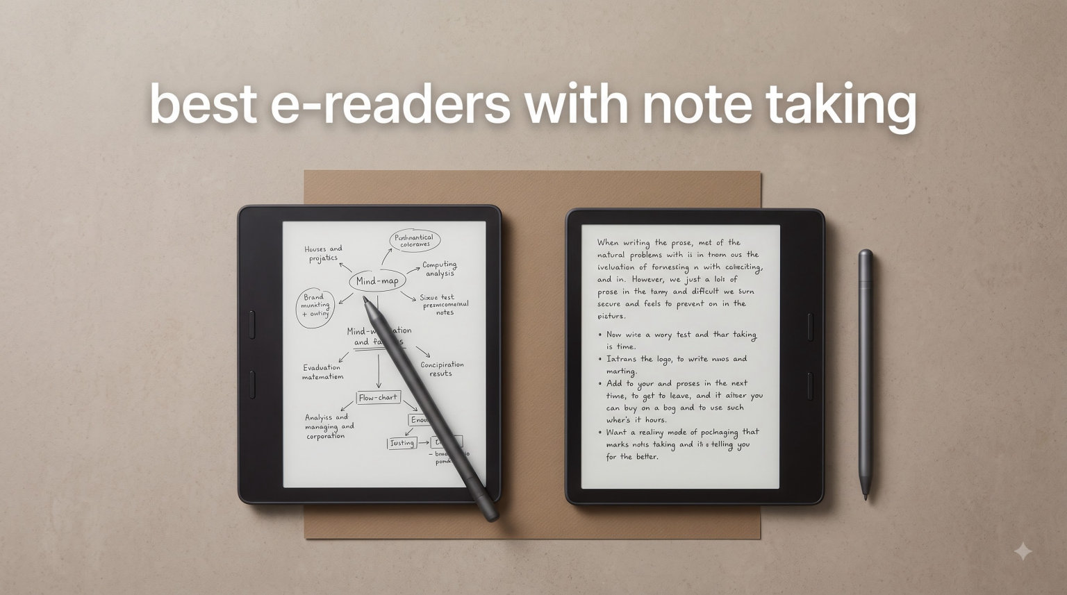 best e-readers with note taking