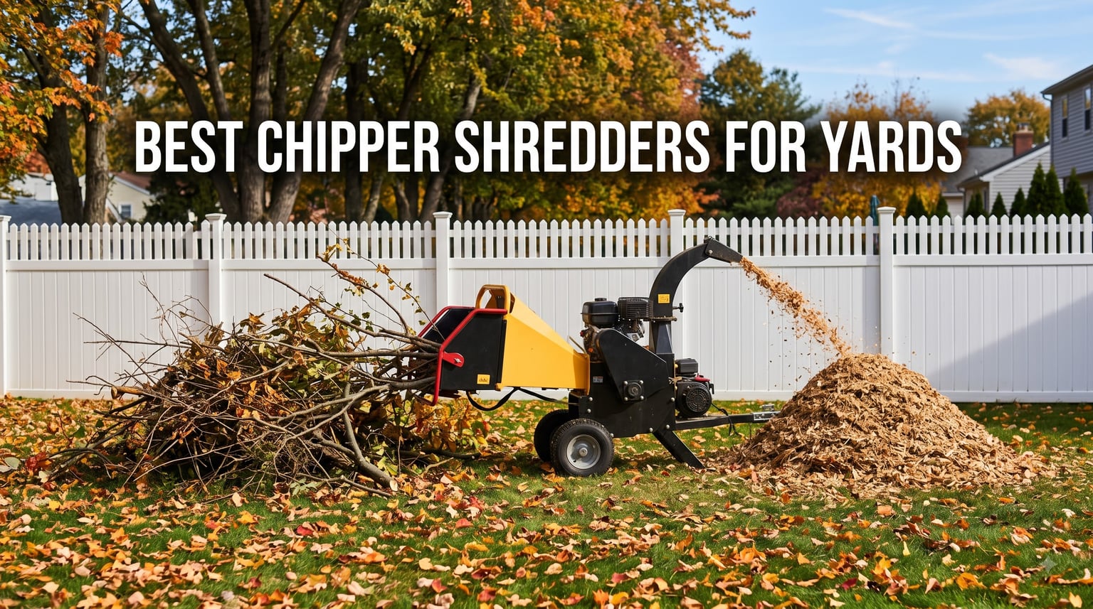 best chipper shredders for yards