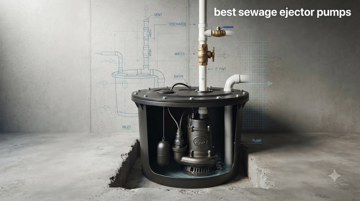 best sewage ejector pumps