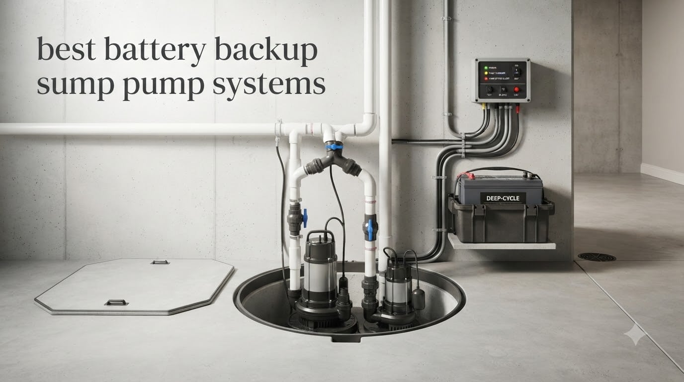 best battery backup sump pump systems