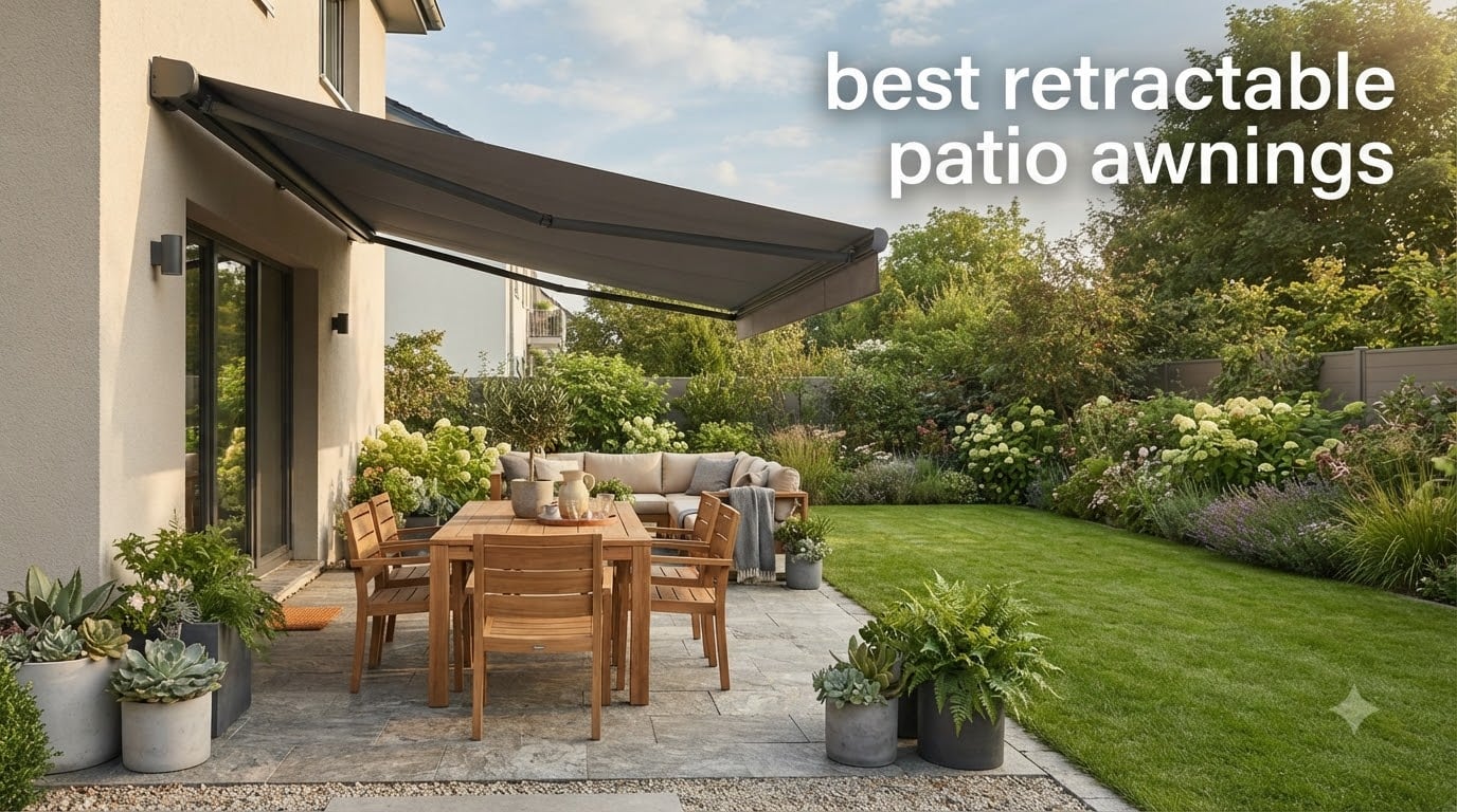 best retractable patio awnings