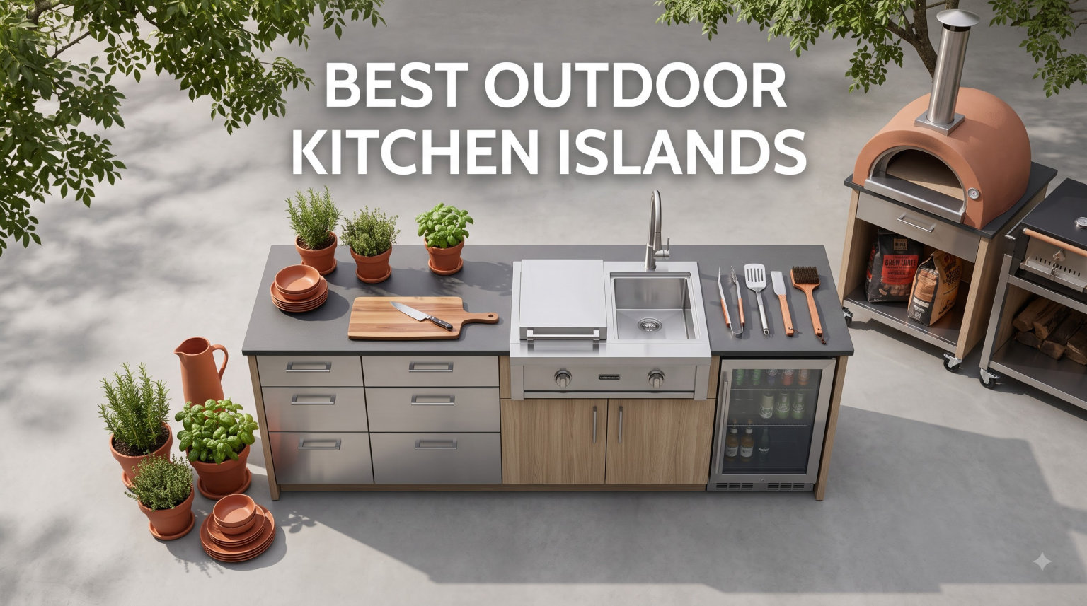 best outdoor kitchen islands