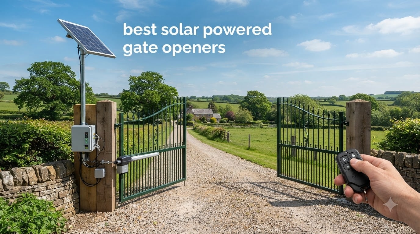 best solar powered gate openers