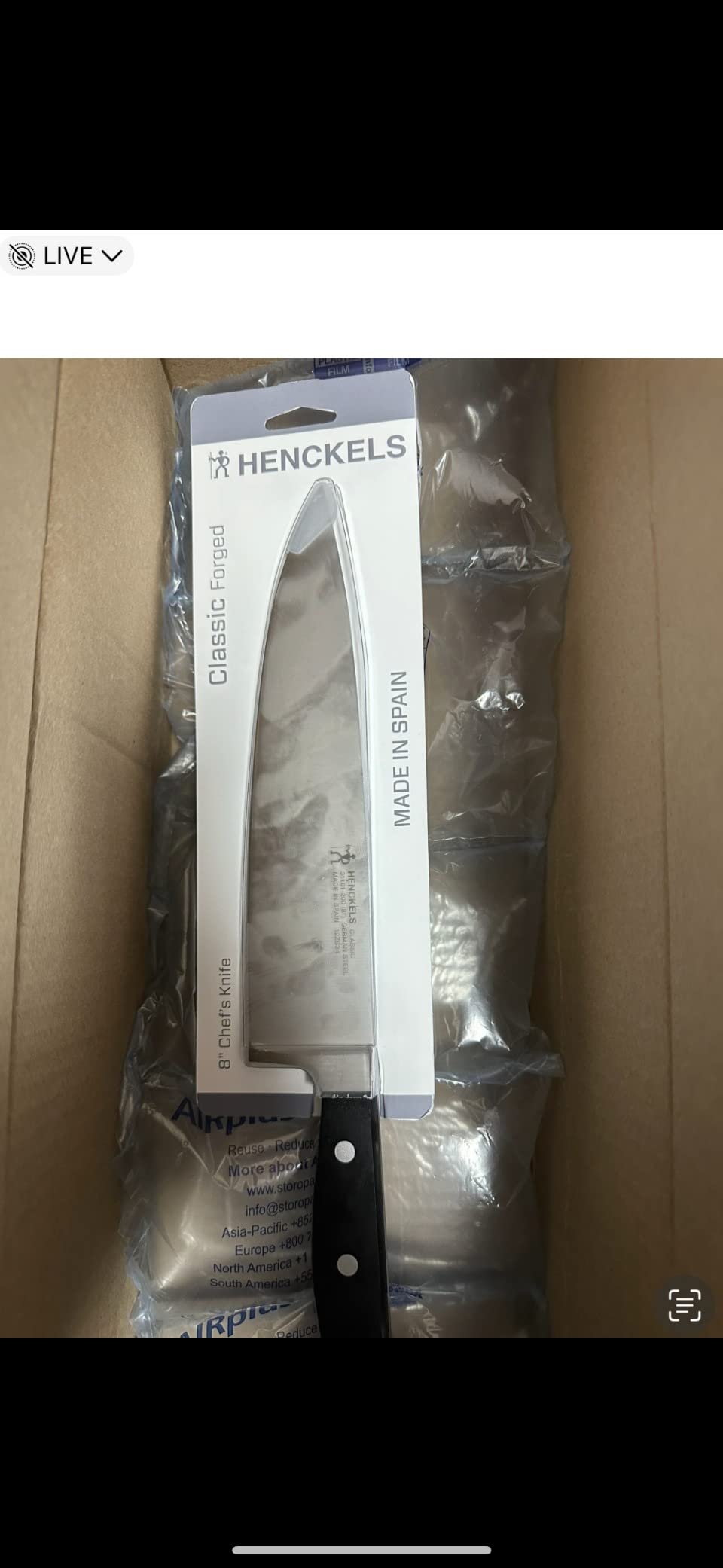 HENCKELS Classic Razor-Sharp 8-inch Chef Knife, German Engineered Informed by 100+ Years of Mastery customer photo 1