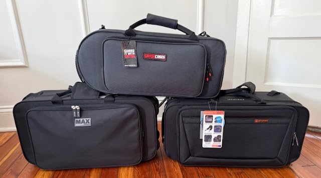 Protec Trumpet Rectangular PRO PAC Case with Mute Storage Compartment, Model PB301 Black customer photo 2