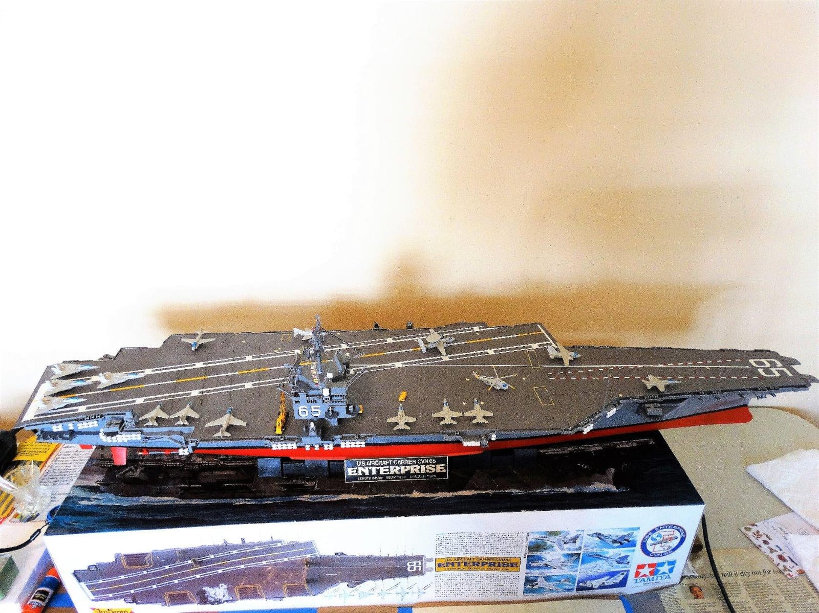 Tamiya 78007 1/350 USS Enterprise Aircraft Carrier Plastic Model Boat Kit customer photo 2
