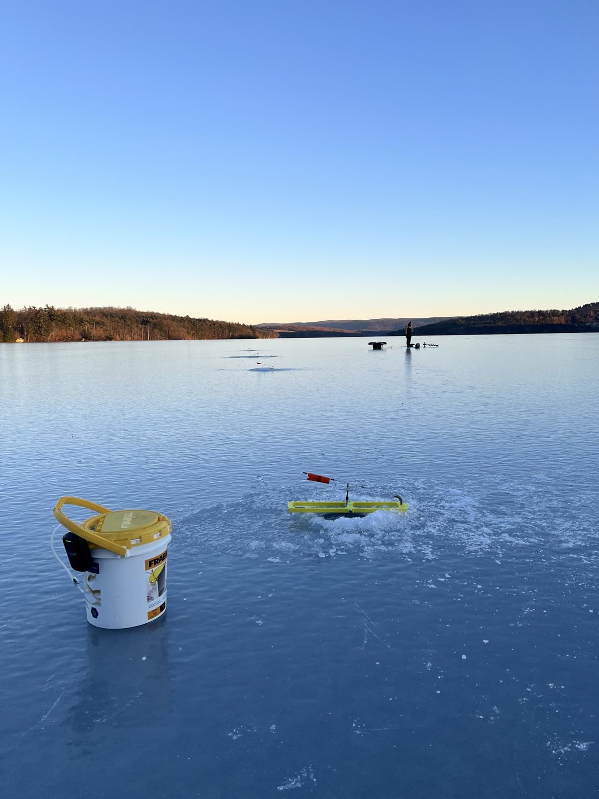 Frabill Ice Fishing Tip-Ups (Arctic Fire) customer photo 1