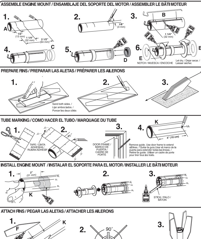 Estes 1948 Big Bertha Rocket-Building Kit, Intermediate Flying-Rocket-Model Kit for Ages 10+ customer photo 1