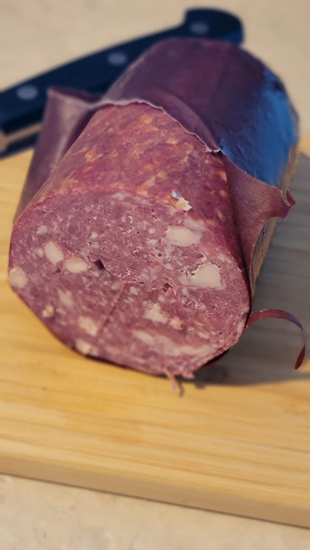 Hi Mountain ORIGINAL Summer Sausage Kit | Complete sausage seasoning kit. Includes: Seasoning, cure & 10 casings. Beef, pork, venison, deer, elk. Makes up to 30 lbs customer photo 1