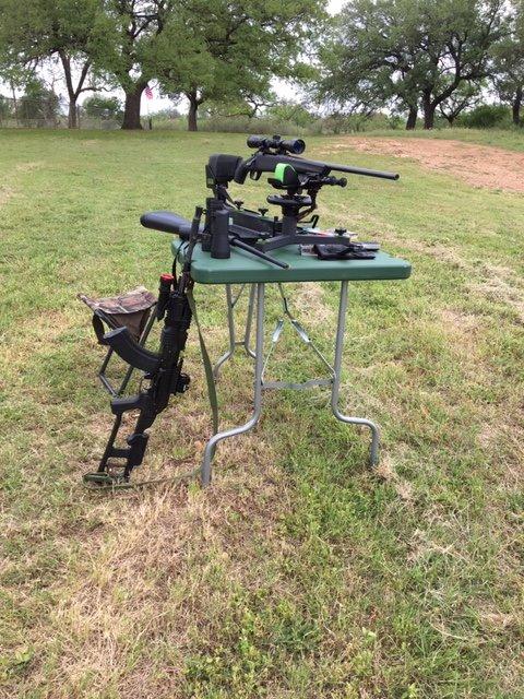 MTM PST-11 Predator Shooting Table, Portable Benchrest, Durable Molded Design, Shooting Platform, Target Shooting & Range Accessory, Green customer photo 1