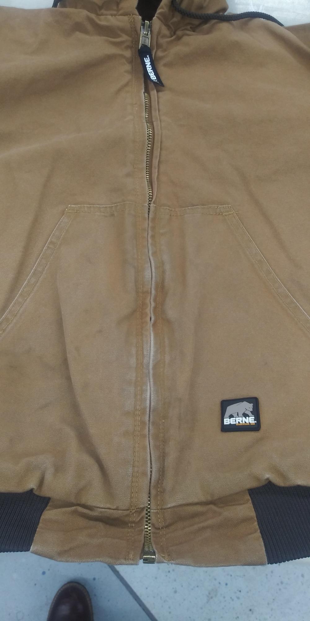 Berne Men's Heritage Duck Hooded Active Work Jacket customer photo 1