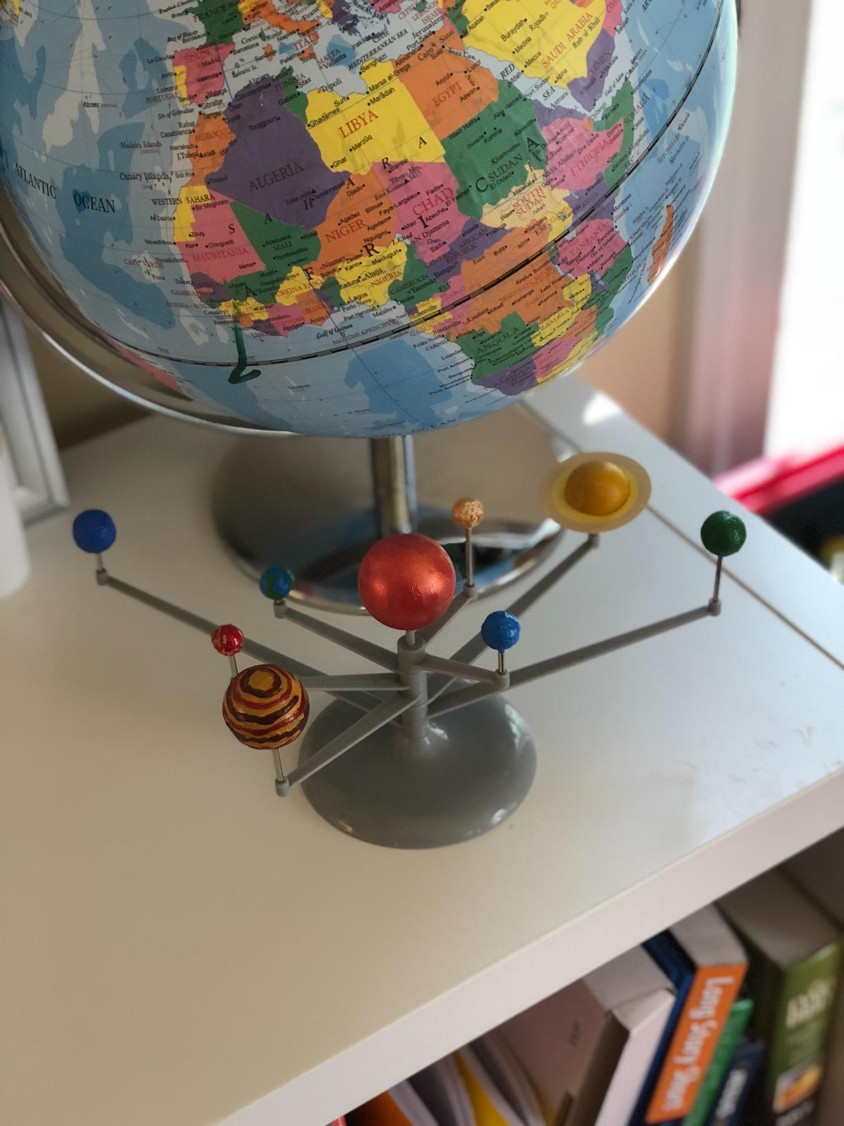 4M Solar System Planetarium - DIY Glow In The Dark Astronomy Planet Model Stem Toys Gift for Kids & Teens, Girls & Boys, Model:3427 customer photo 2