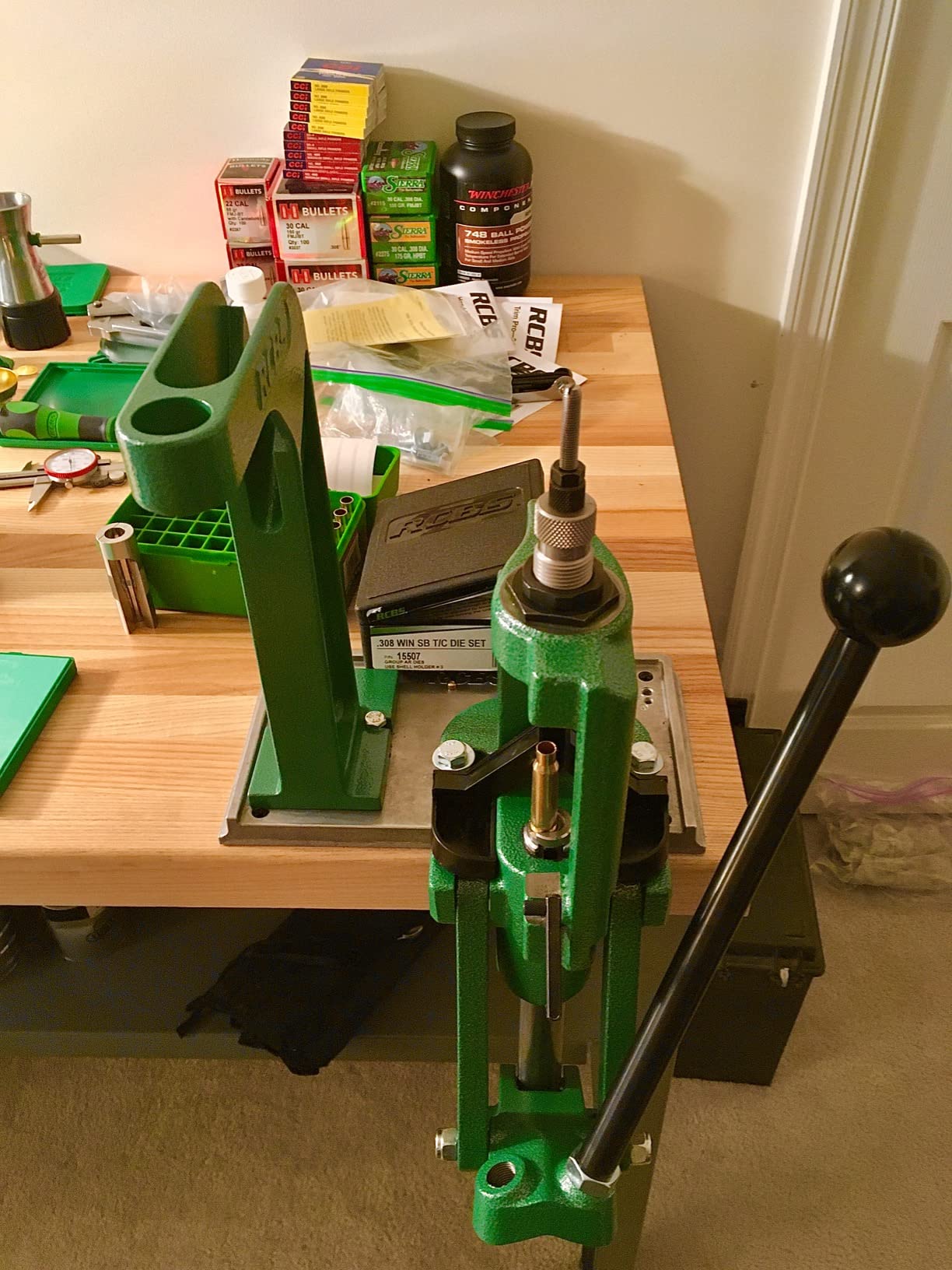 RCBS Rock Chucker Supreme Single Stage Reloading Press - Cast Iron - Green customer photo 1