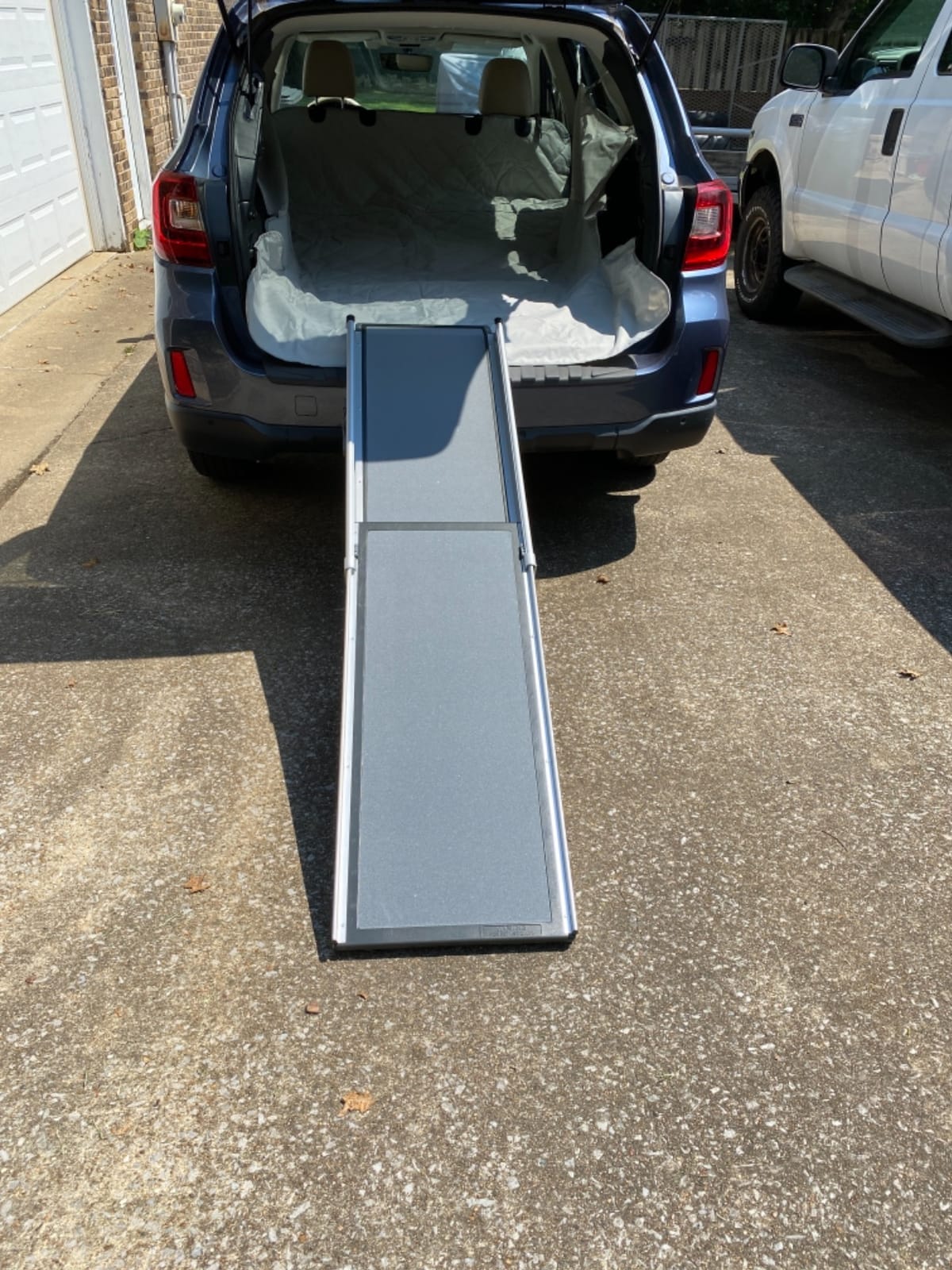 Solvit 62337 Deluxe Telescoping Pet Ramp, Standard (62305) | Extends 39-72 in to Reach Vans & SUVs, High-Traction Surface, Side Rails, Folds with Safety Latch, Supports Dogs up to 400 Lb customer photo 1
