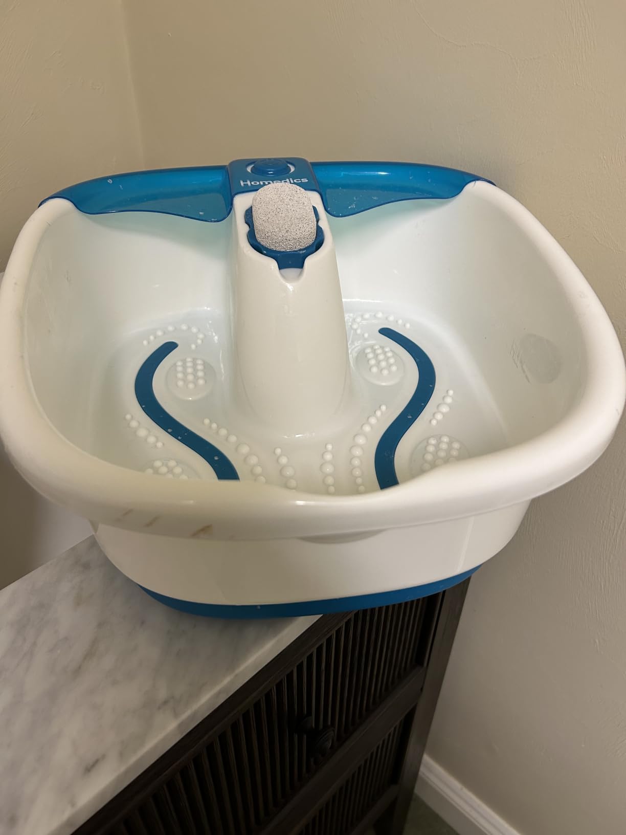 Homedics Bubble Mate Foot Spa, Toe Touch Controlled Foot Bath | with Invigorating Bubbles and Splash Proof, Raised Massage Nodes and Removable Pumice Stone customer photo 1