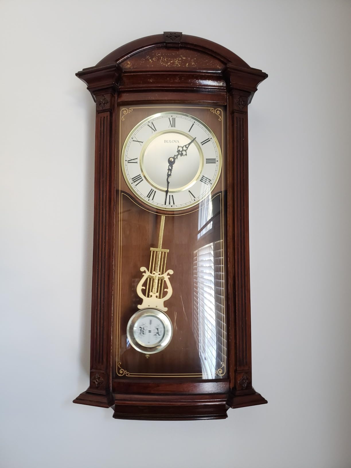 Bulova C4331 Hartwick Chiming Clock, Walnut 29.75 x 14 x 5.5 customer photo 1