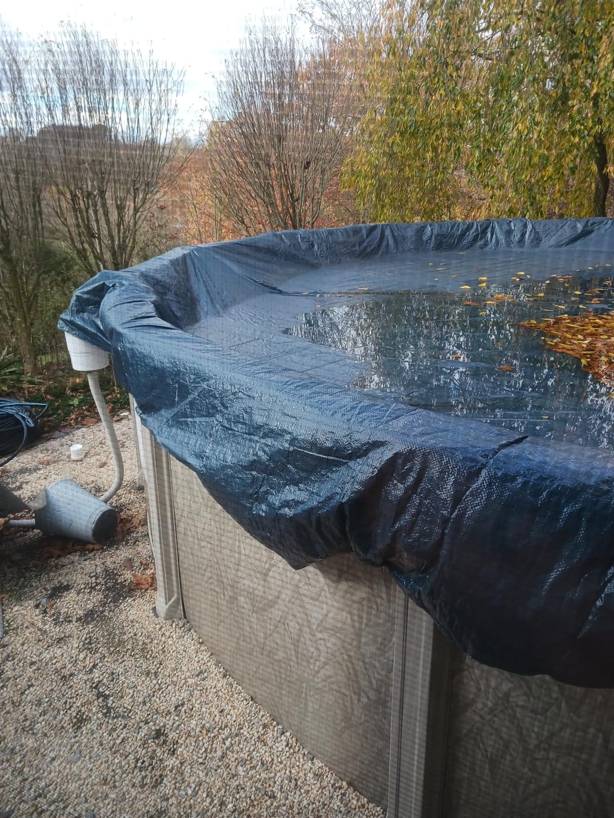 In The Swim 24 Foot Round Pool Value Winter Cover for Above Ground Pools customer photo 1