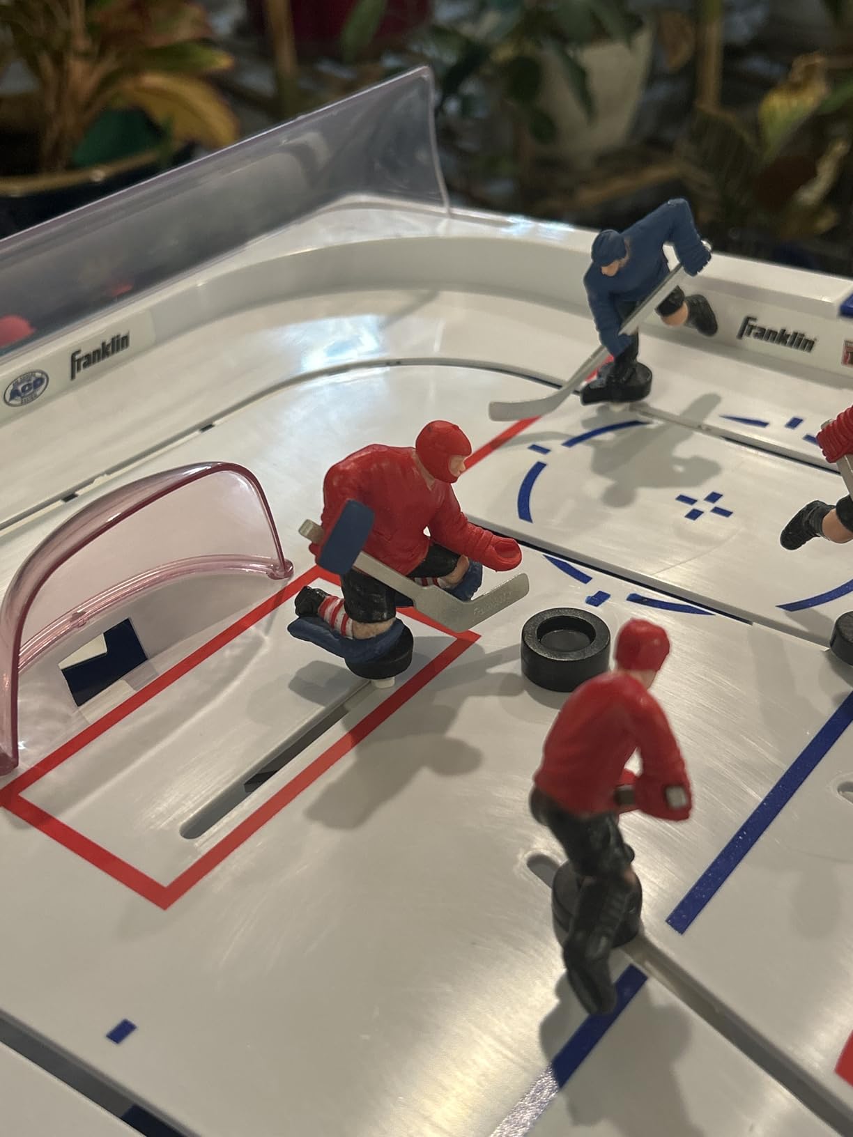 Franklin Sports Gameroom Tabletop Arcade Rod Hockey Game for Kids + Adults customer photo 2